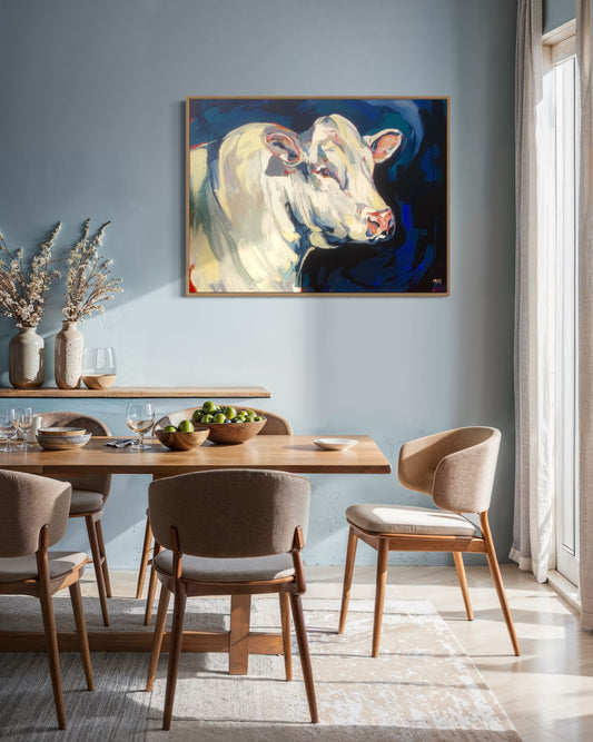 Commission: March, 2025 - 'Sundance' | Original Australian Bull Painting