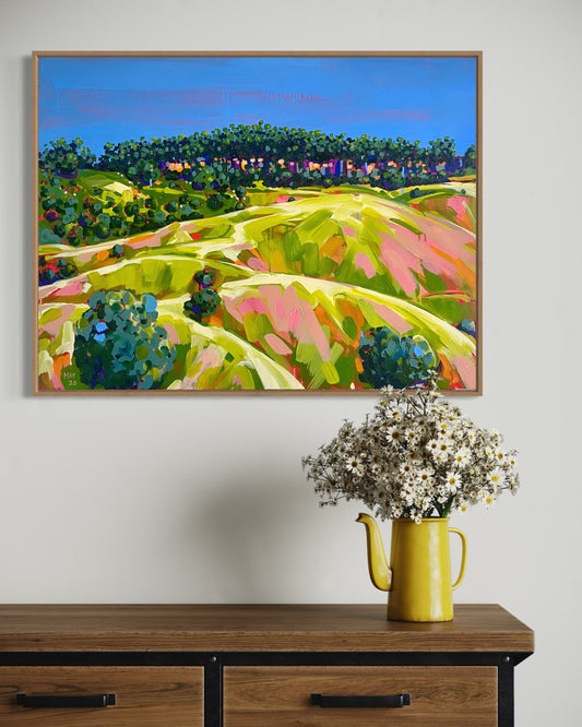 Commission: August, 2025 - 'Sandstone Paddock' | Original Australian Landscape Painting