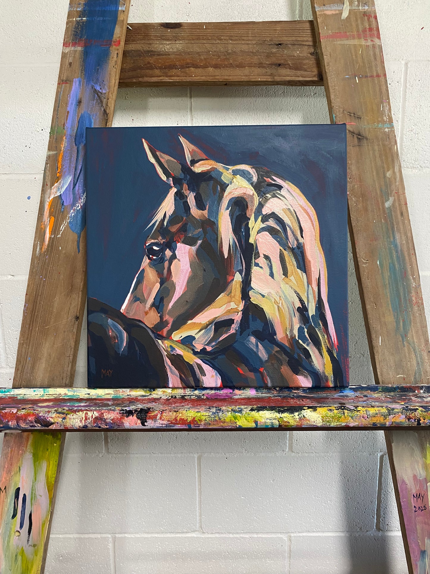 Mineral Blue | Original Australian Horse Painting