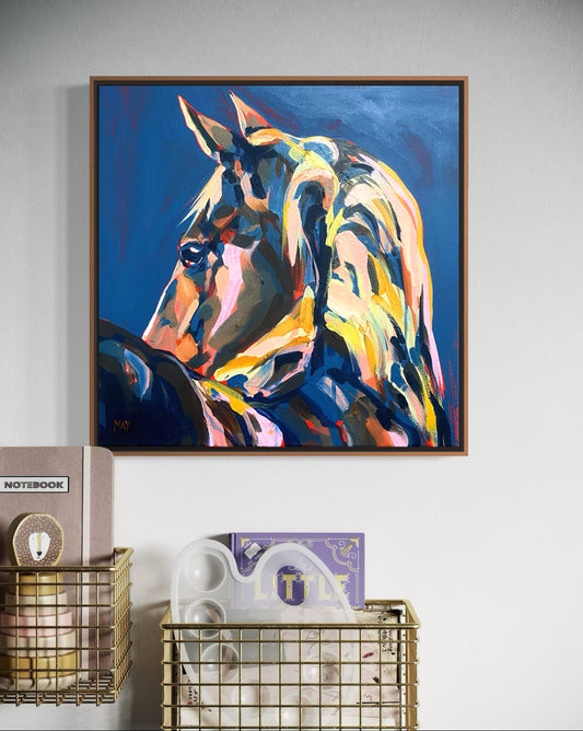 Mineral Blue | Original Australian Horse Painting