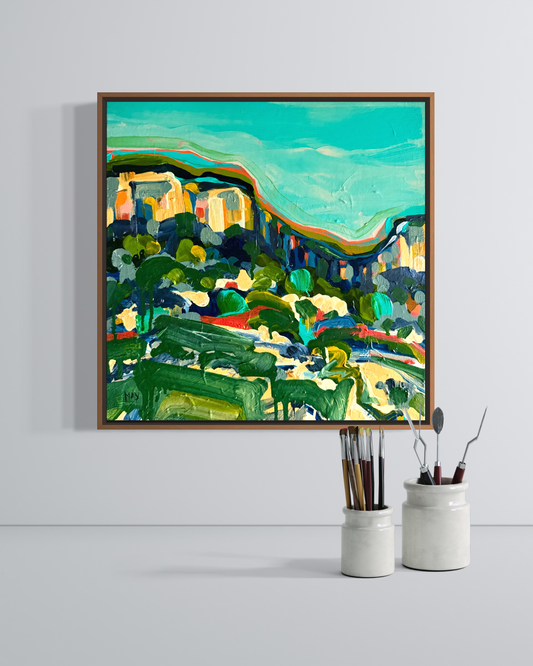 Summer Sky - Cania Gorge, Monto | Australian Landscape Painting