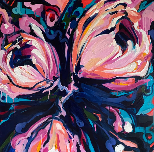 Yesterday, Today & Tomorrow | Original Australian Floral Art Painting