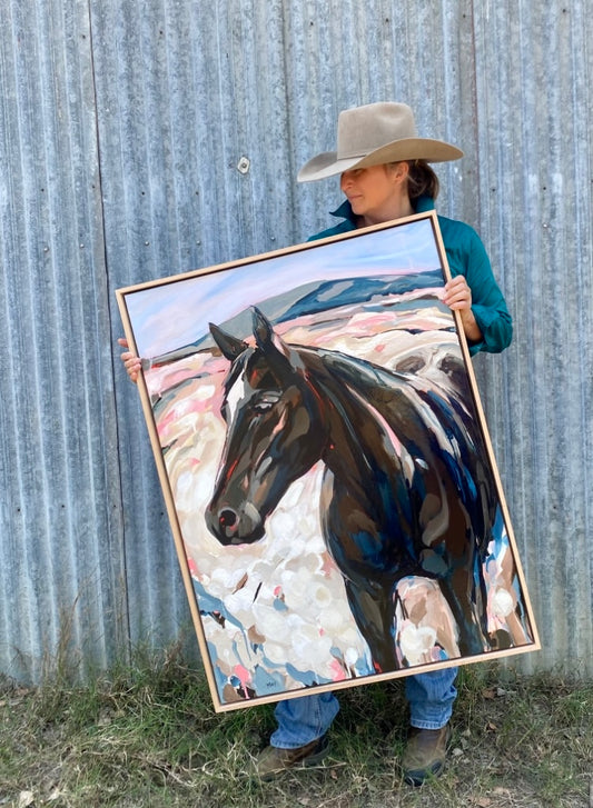 Commission: Dec, 2023 - 'Little Bess' | Original Australian Horse Painting