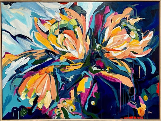 Balance of Light | Original Australian Floral Art Painting