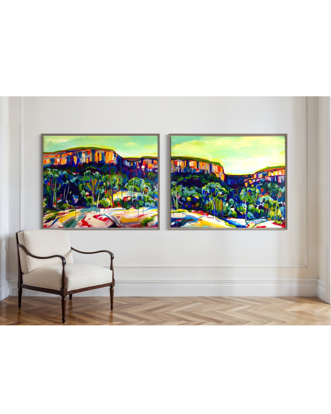 Blocks of Colour and Time (Number 1) | Australian Landscape Painting