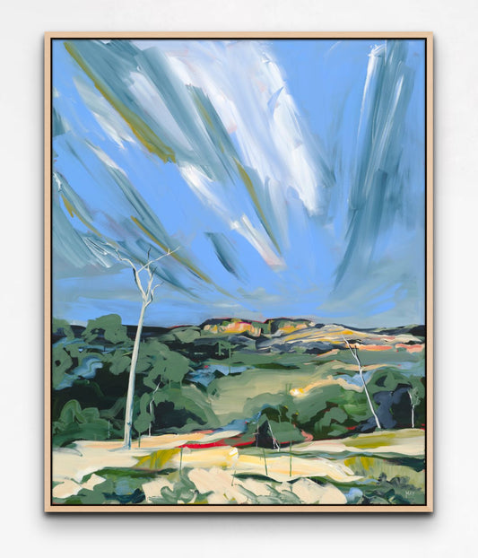 Framed Canvas Print | White Tree (Still Standing)