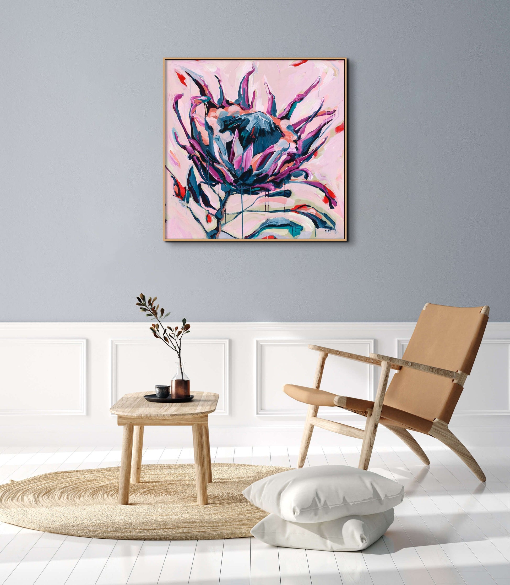 Vessel of Promise Fine Art Reproduction of Floral Painting by Helen May Artist