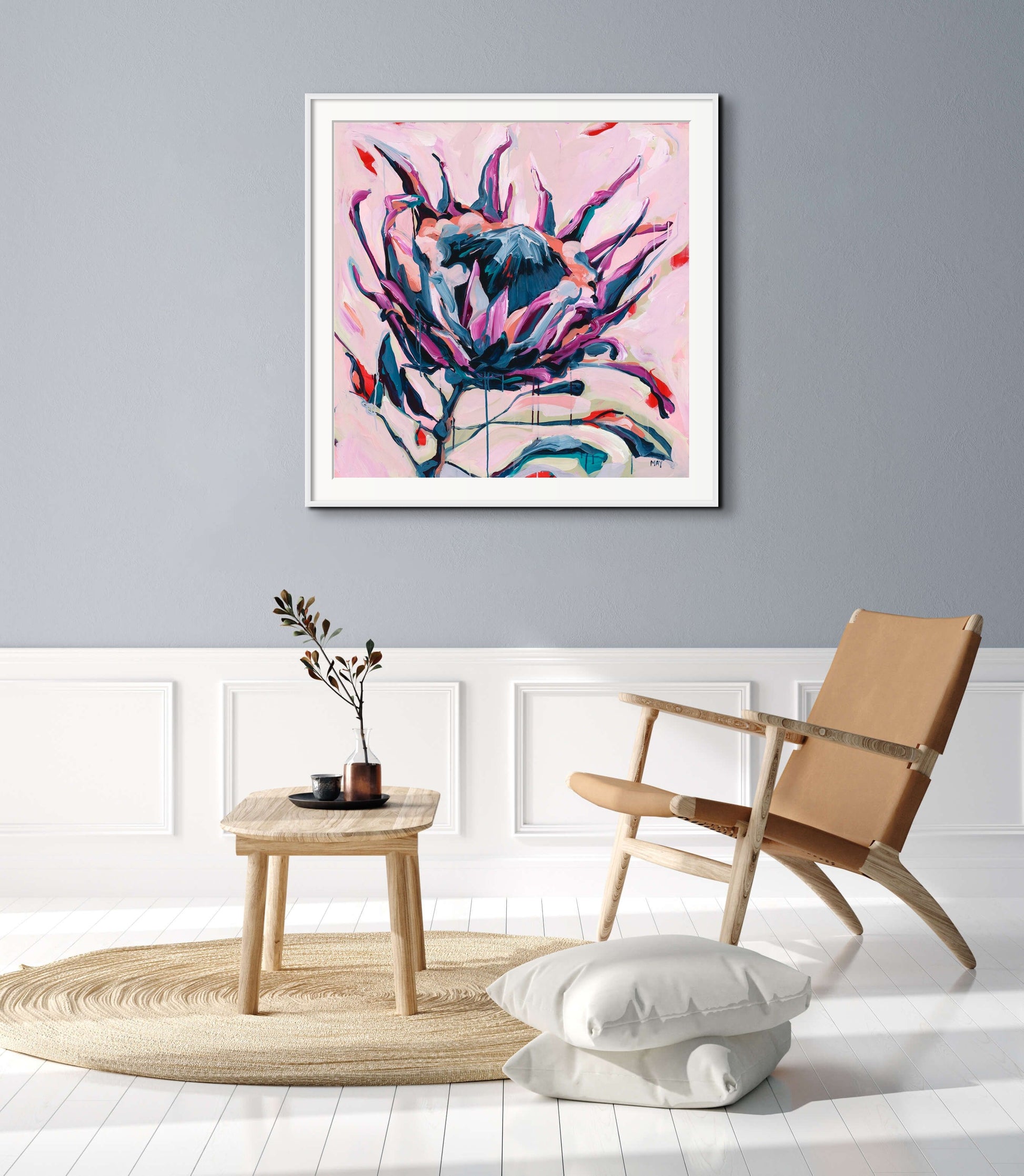 Vessel of Promise Fine Art Reproduction of Floral Painting by Helen May Artist