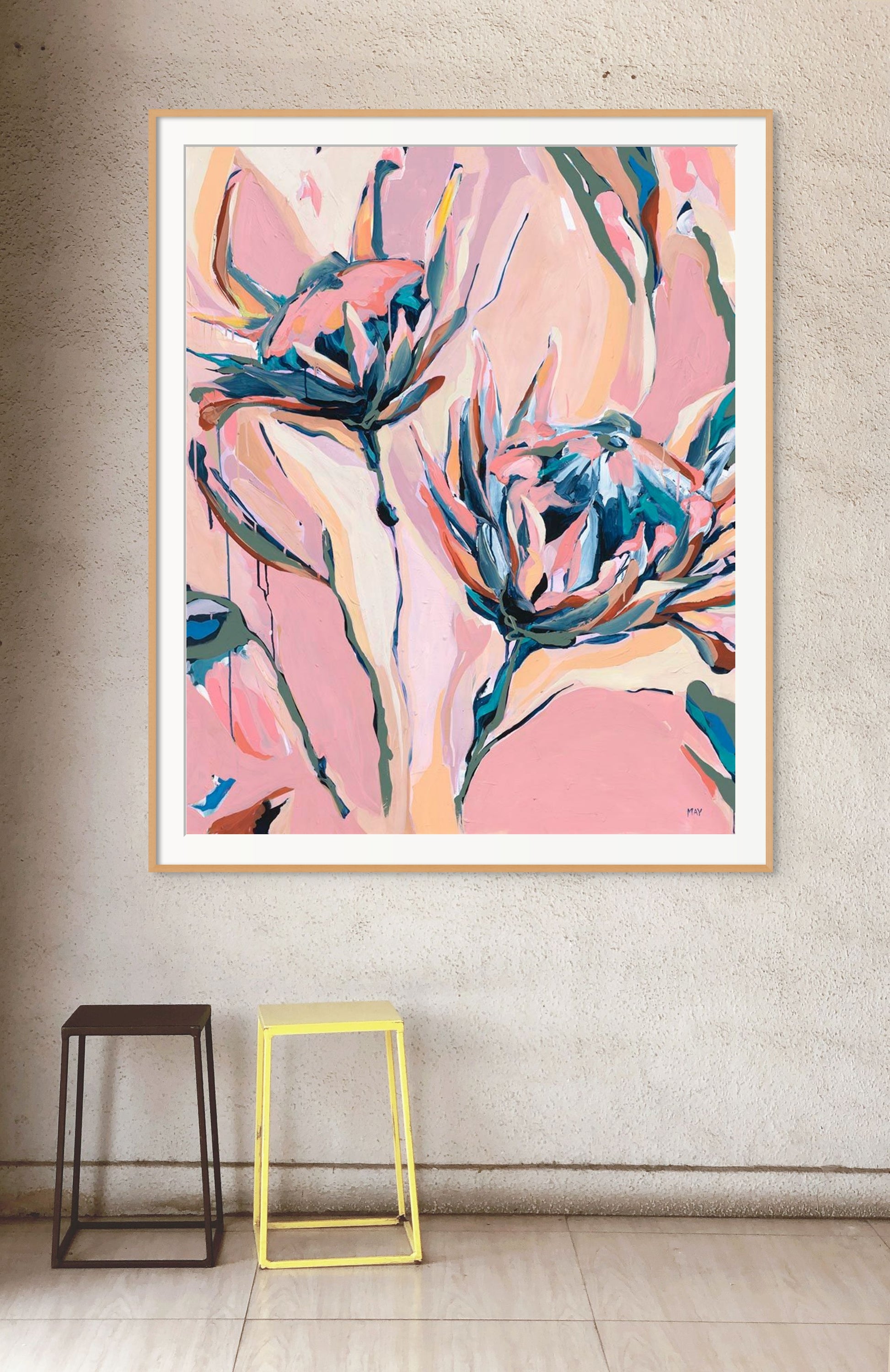 Dreamscape Fine Art Reproduction of Floral Painting by Helen May Artist