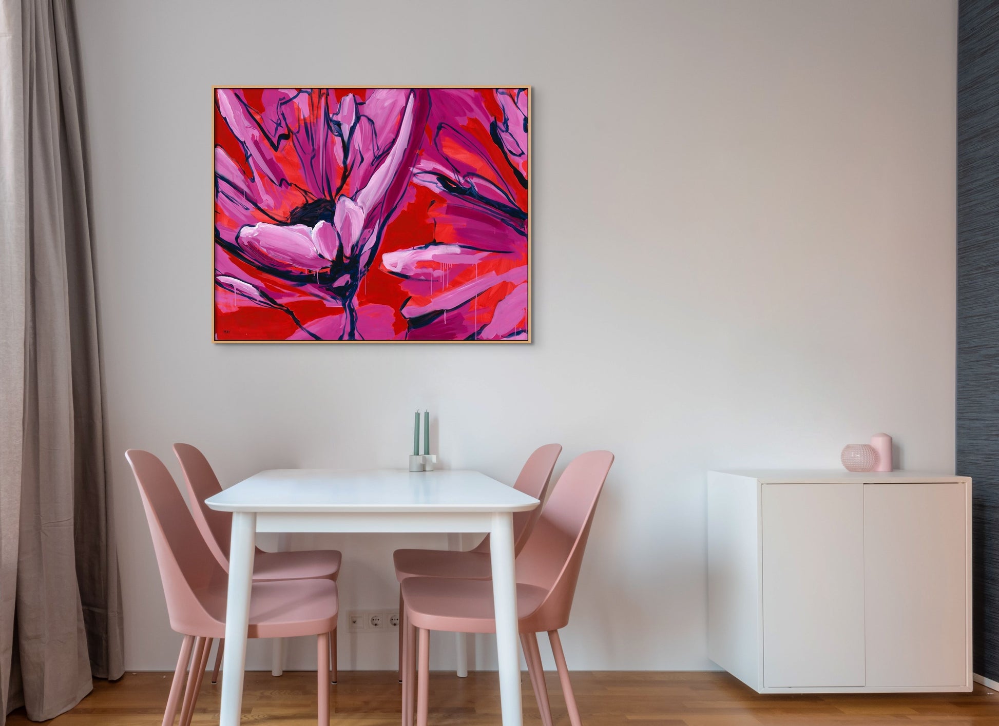 Inflorescence 1 Fine Art Reproduction of Floral Painting by Helen May Artist