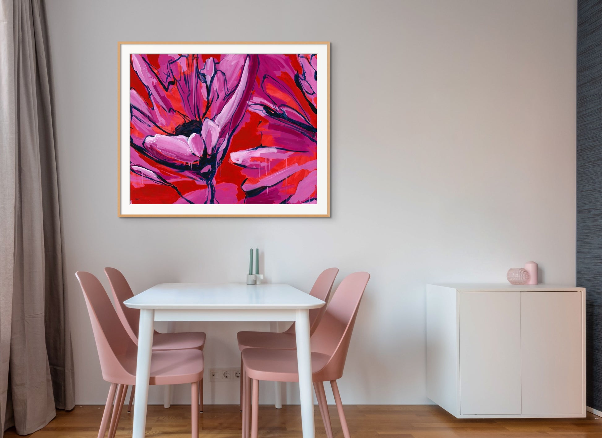 Inflorescence 1 Fine Art Reproduction of Floral Painting by Helen May Artist