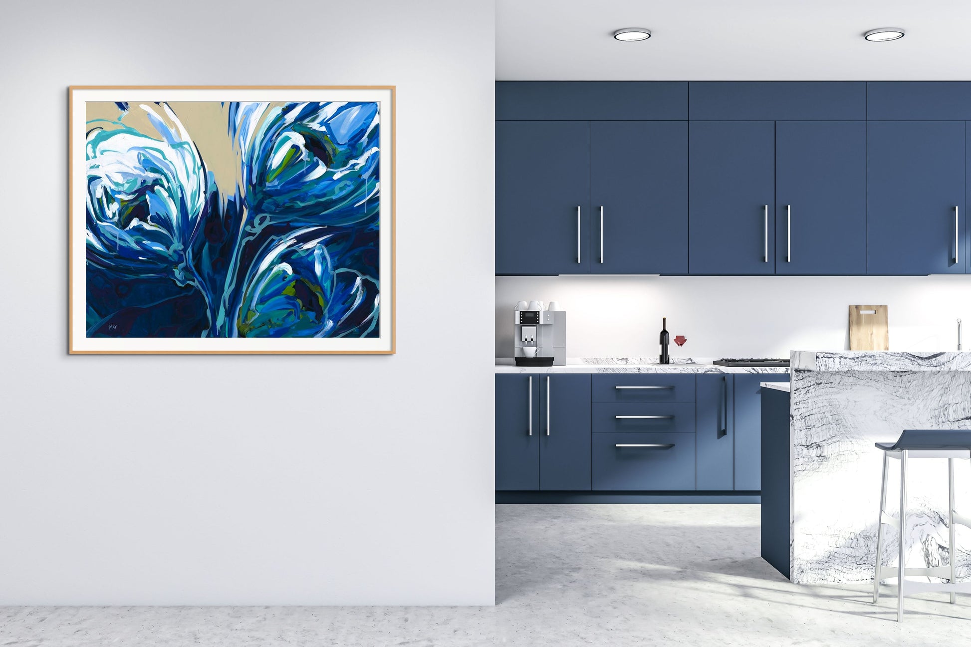 Deep Surrender Fine Art Reproduction of Floral Painting by Helen May Artist