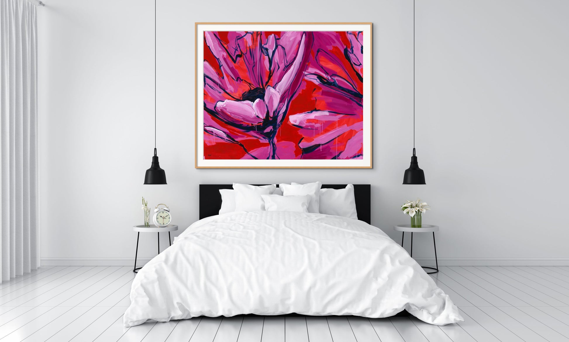 Inflorescence 1 Fine Art Reproduction of Floral Painting by Helen May Artist