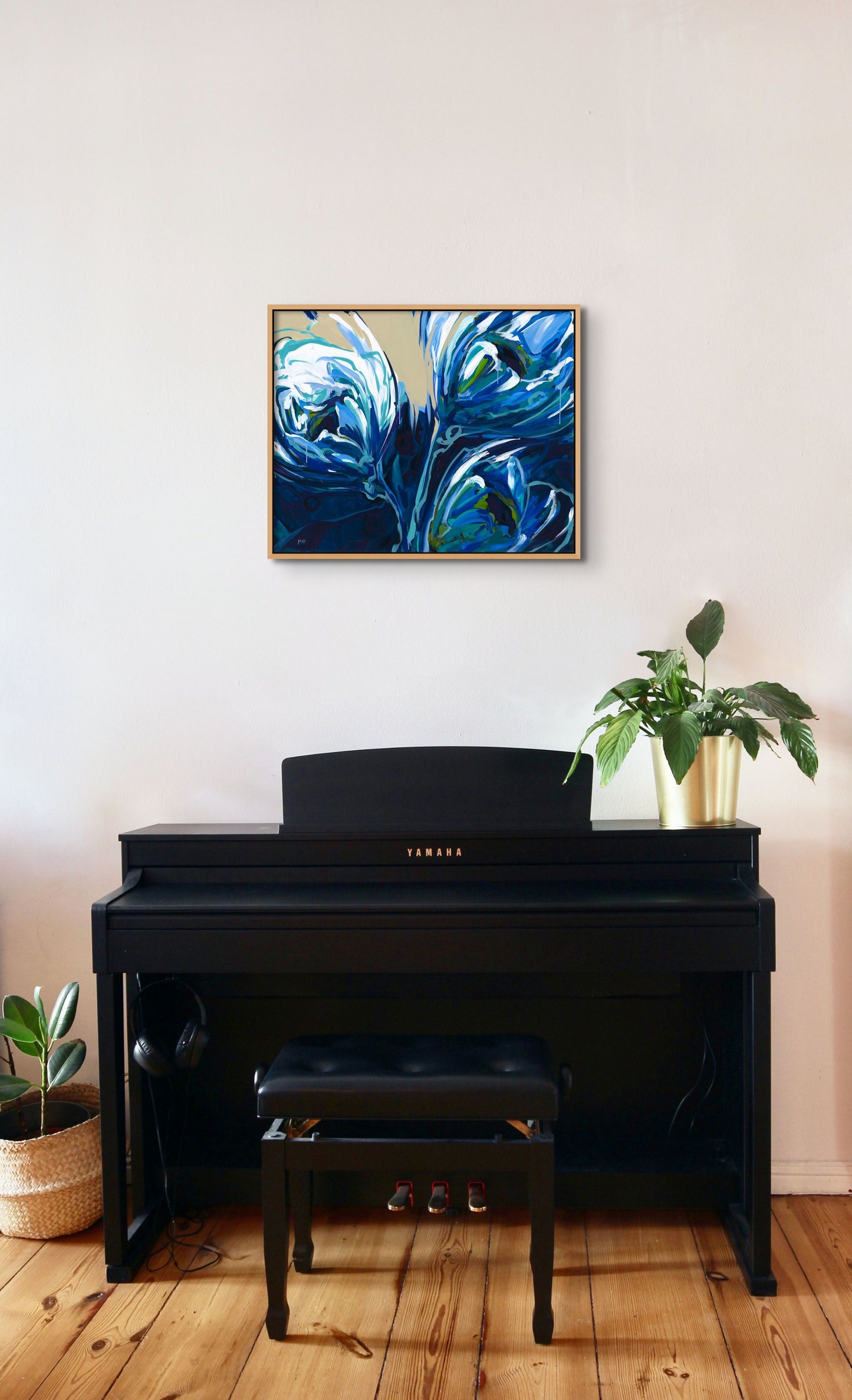 Deep Surrender Fine Art Reproduction of Floral Painting by Helen May Artist