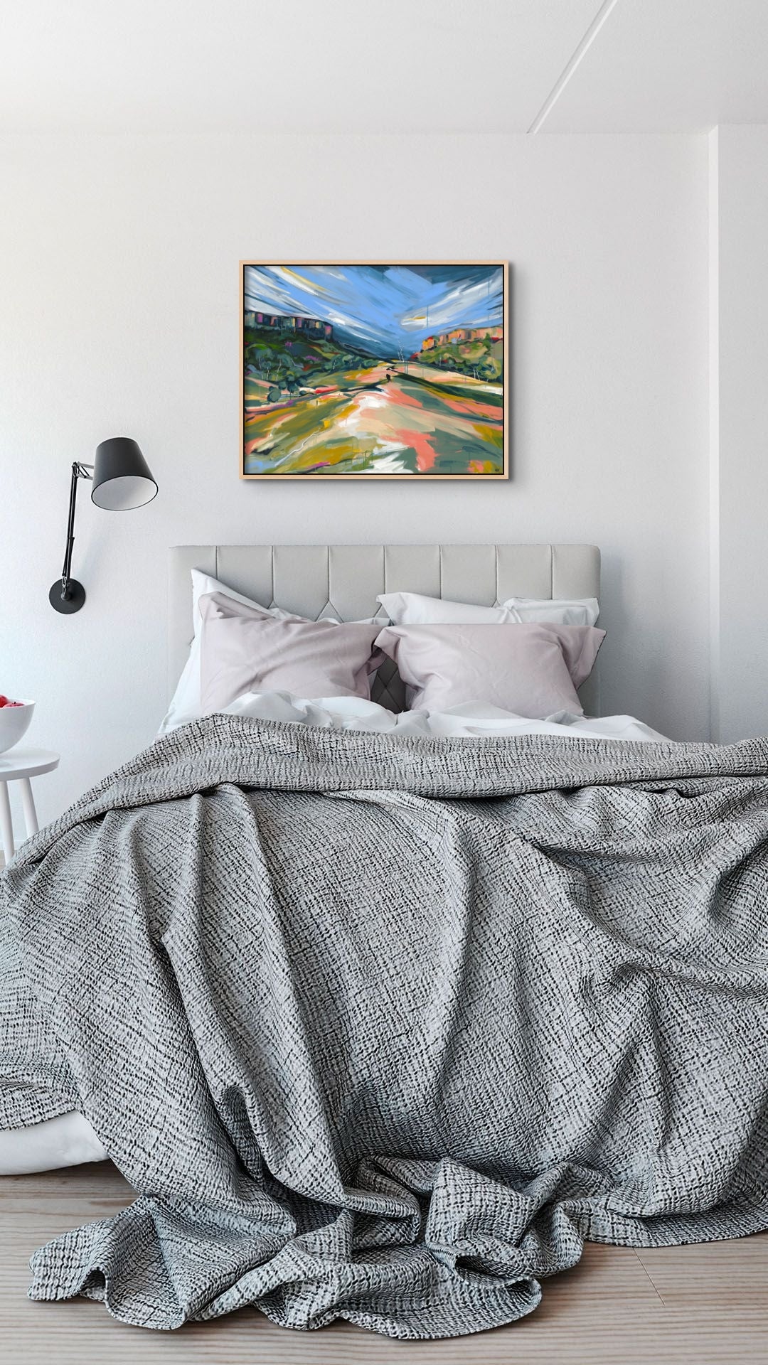 The Dark and The Light Fine Art Reproduction Print of Landscape Painting at Cania Gorge National Park by Helen May Artist