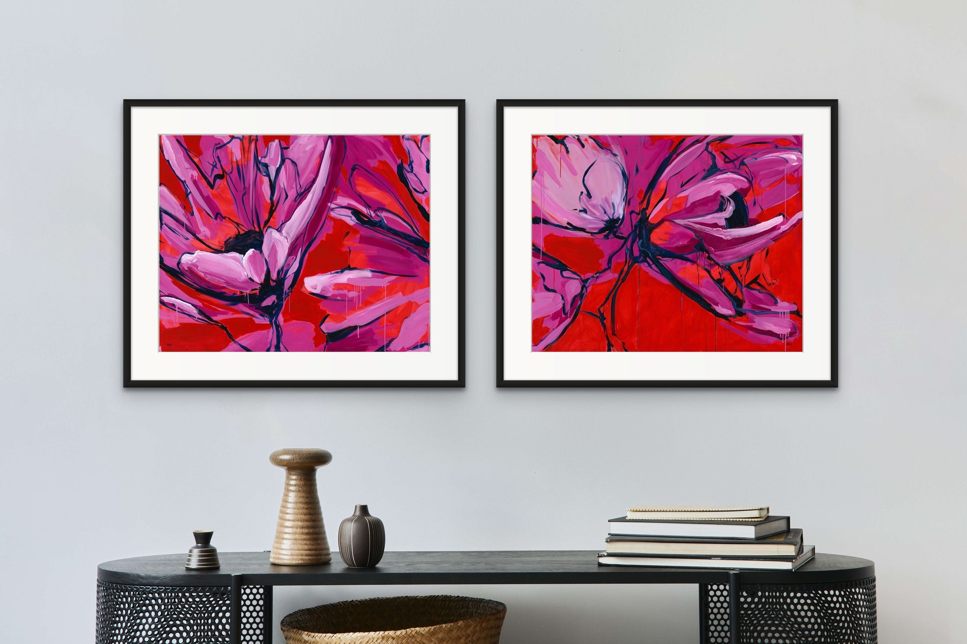 Inflorescence 2 Fine Art Reproduction of Floral Painting by Helen May Artist