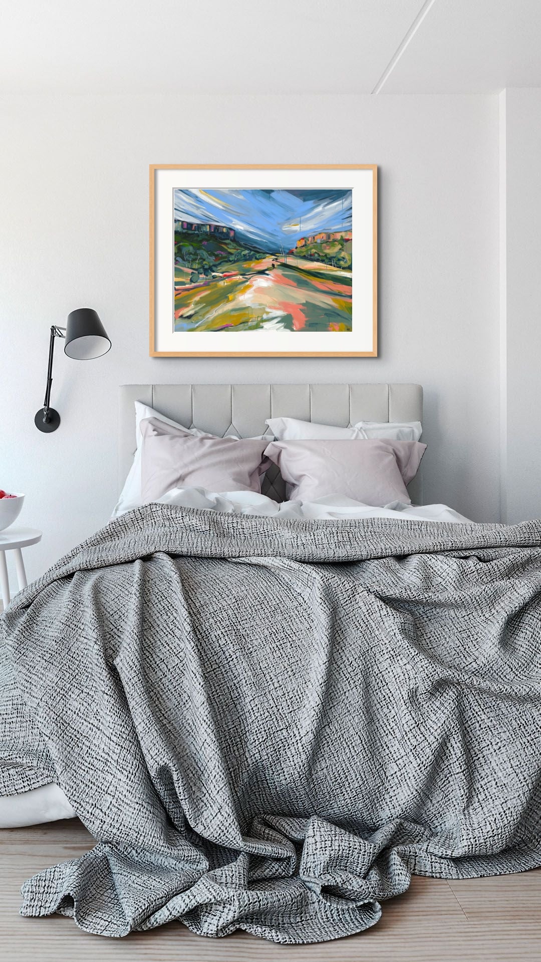 The Dark and The Light Fine Art Reproduction Print of Landscape Painting at Cania Gorge National Park by Helen May Artist