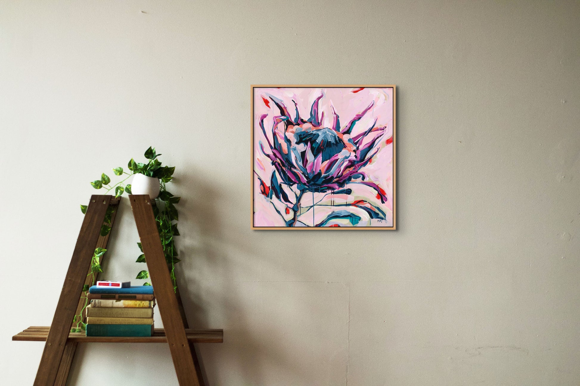 Vessel of Promise Fine Art Reproduction of Floral Painting by Helen May Artist