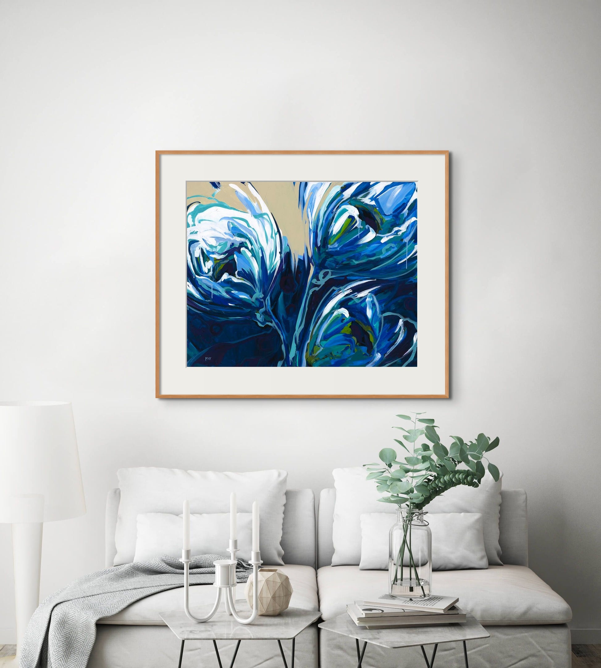 Deep Surrender Fine Art Reproduction of Floral Painting by Helen May Artist