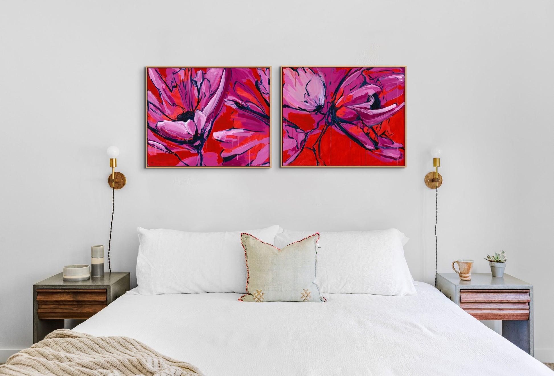 Inflorescence 1 Fine Art Reproduction of Floral Painting by Helen May Artist