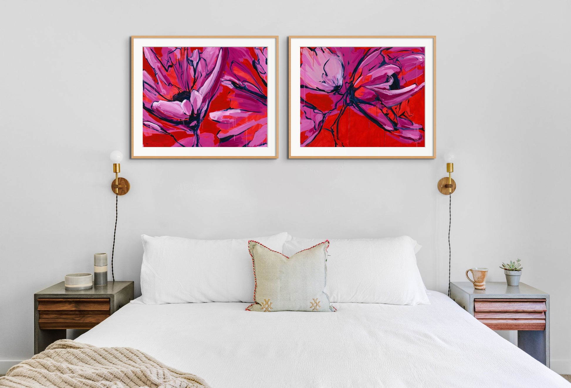 Inflorescence 2 Fine Art Reproduction of Floral Painting by Helen May Artist