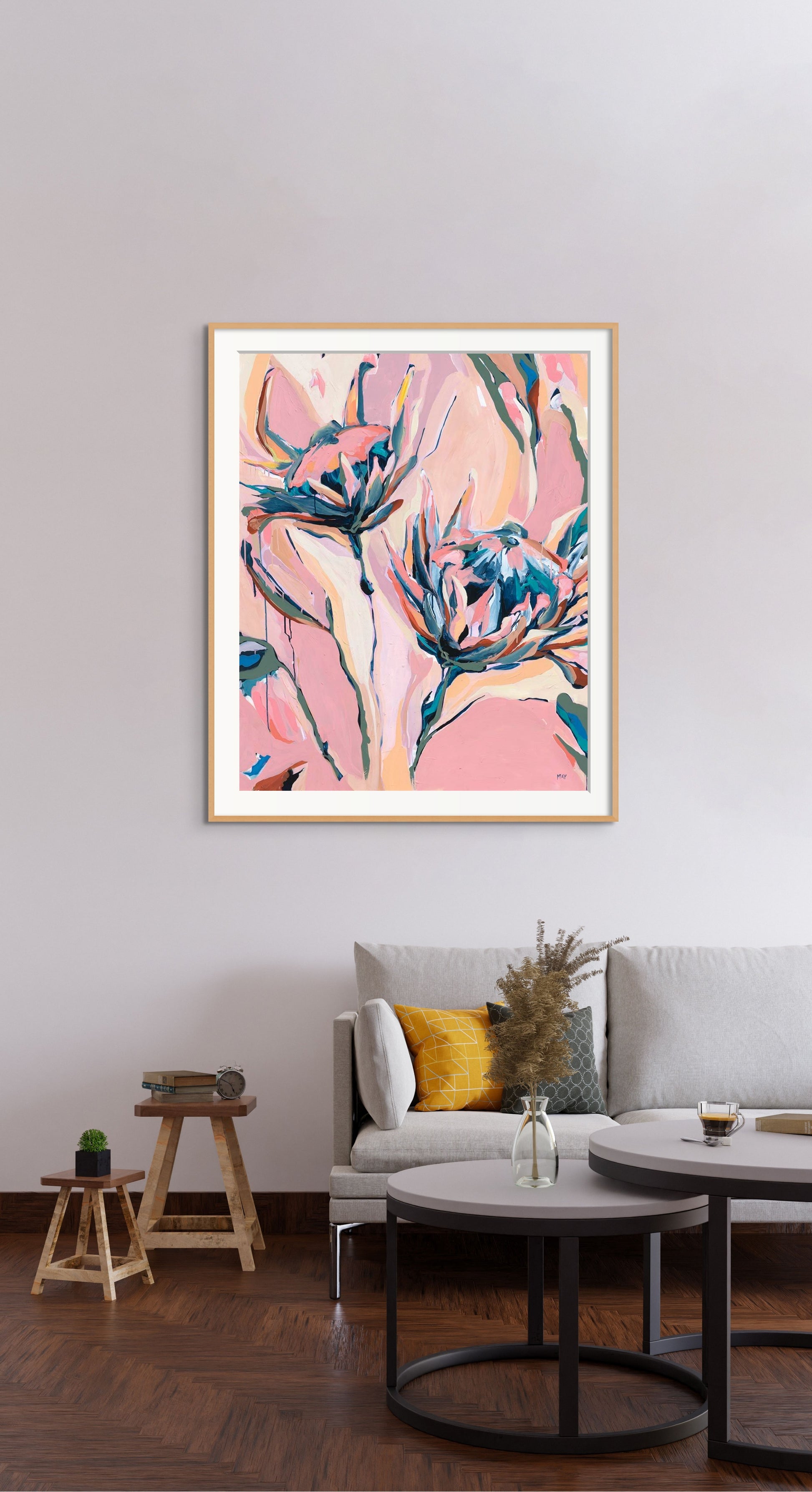 Dreamscape Fine Art Reproduction of Floral Painting by Helen May Artist