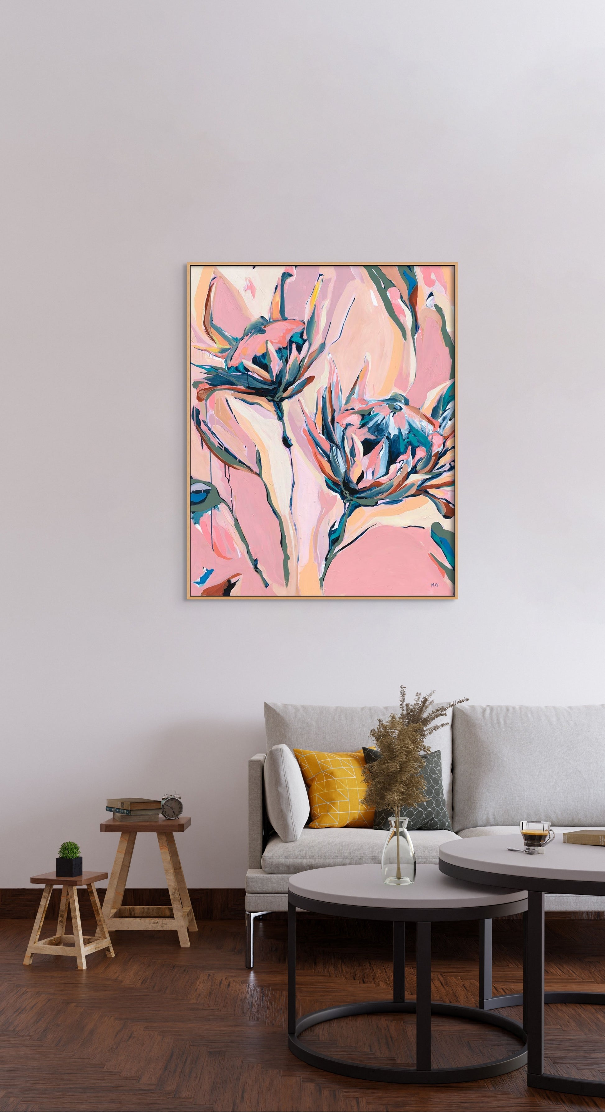 Dreamscape Fine Art Reproduction of Floral Painting by Helen May Artist