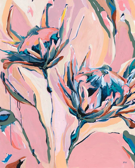 Dreamscape Fine Art Reproduction of Floral Painting by Helen May Artist