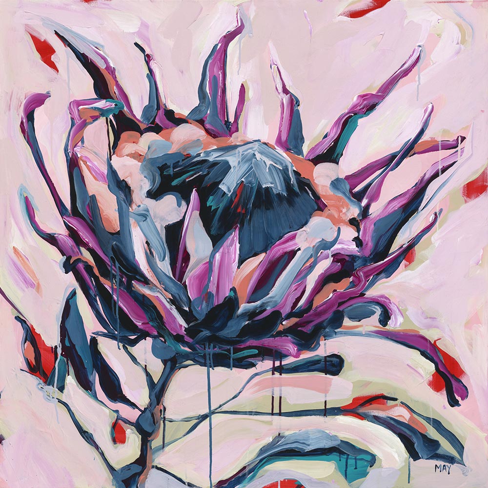 Vessel of Promise Fine Art Reproduction of Floral Painting by Helen May Artist