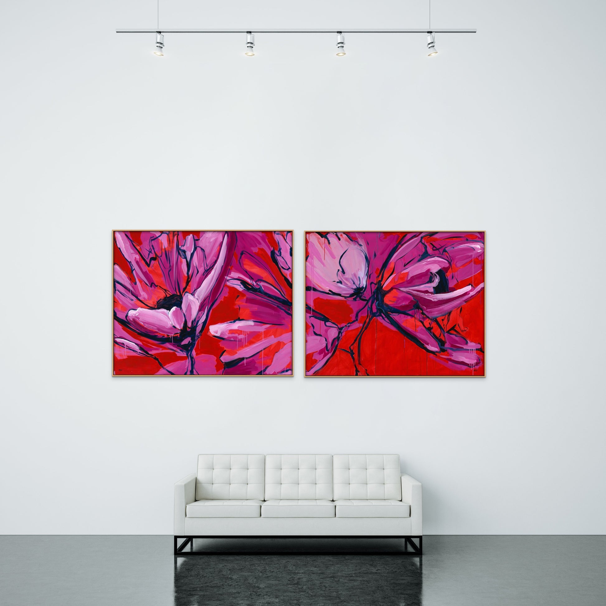 Inflorescence 2 Fine Art Reproduction of Floral Painting by Helen May Artist