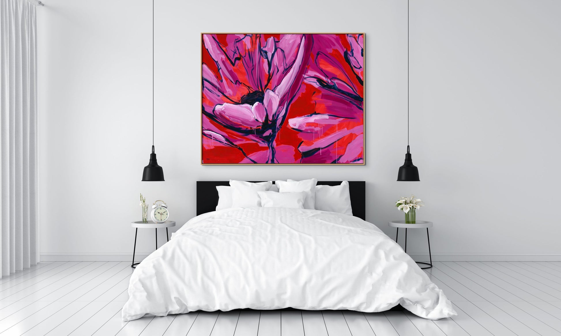 Inflorescence 1 Fine Art Reproduction of Floral Painting by Helen May Artist