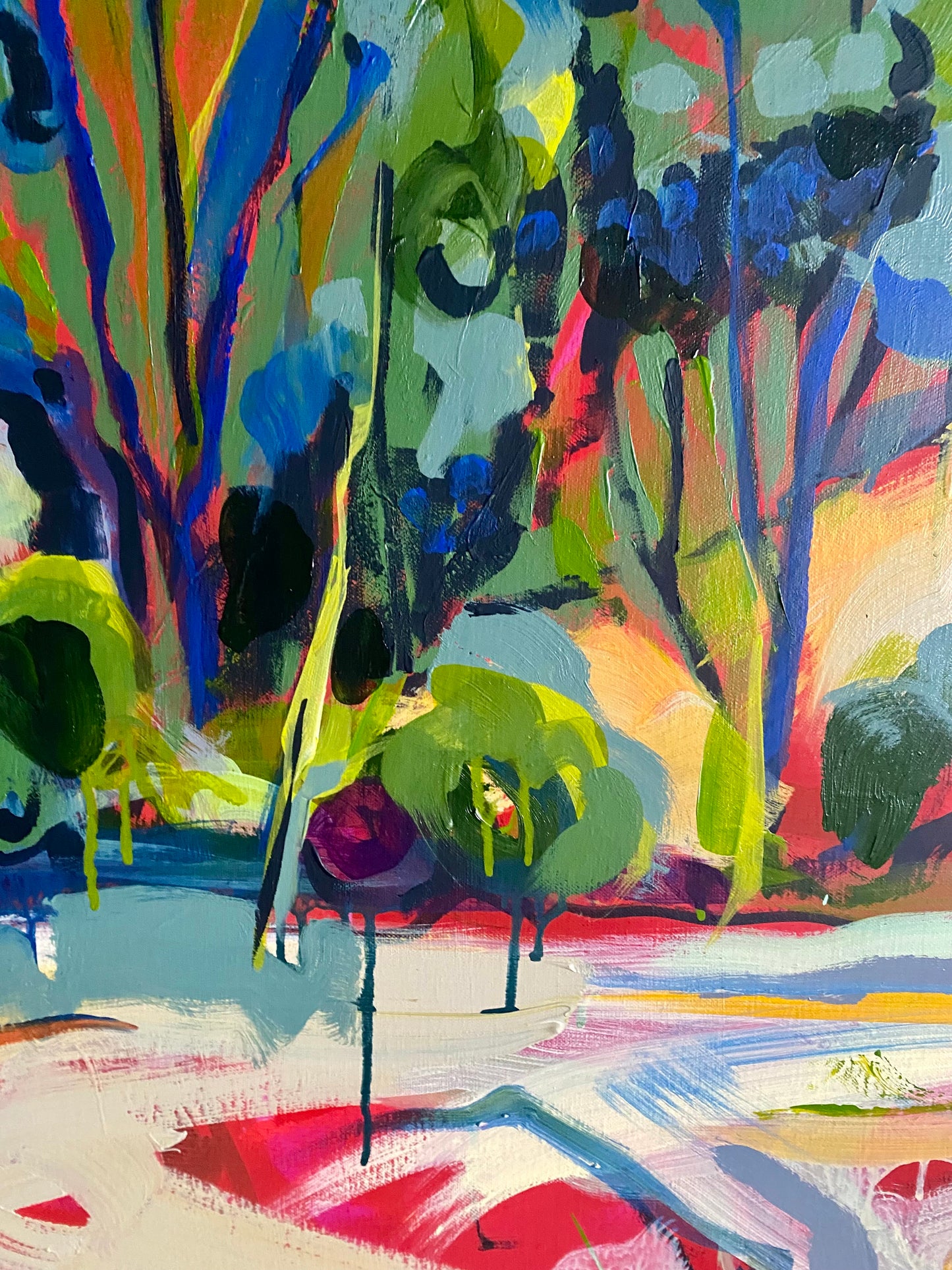 Blocks of Colour and Time (Number 1) | Australian Landscape Painting