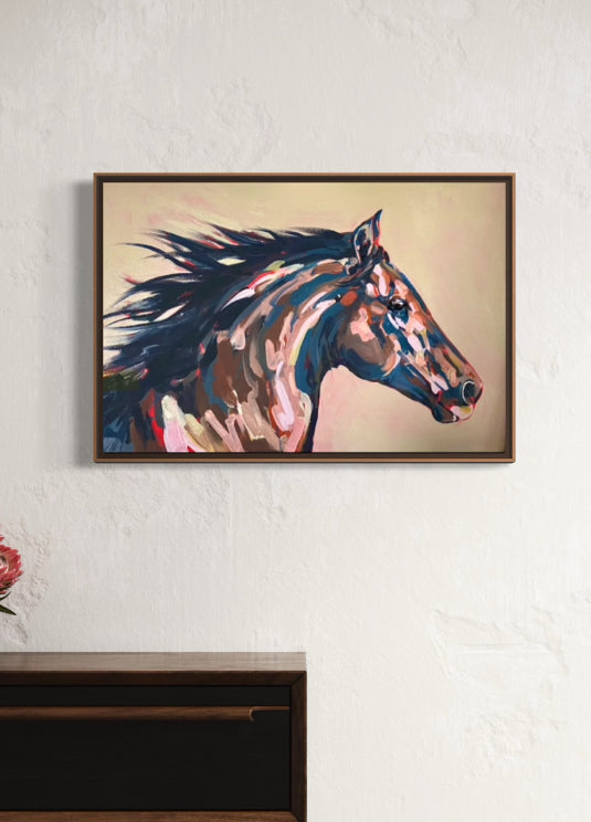 Snappy Departure | Original Australian Horse Painting