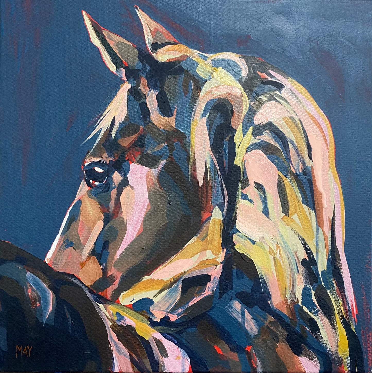Mineral Blue | Original Australian Horse Painting