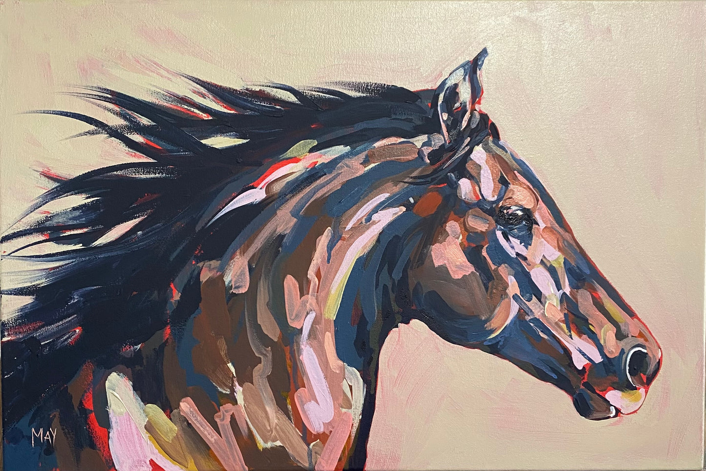 Snappy Departure | Original Australian Horse Painting