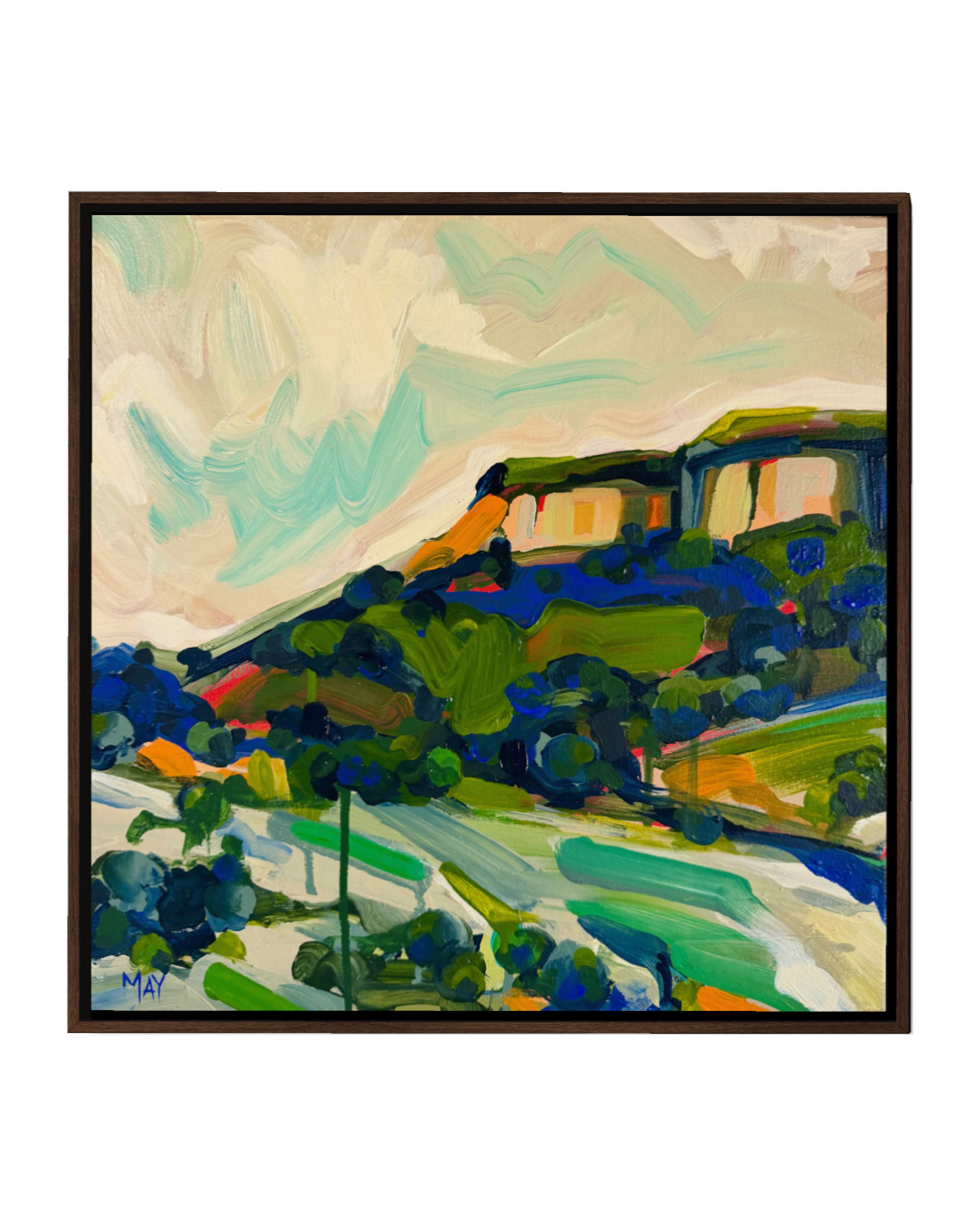 Cania in Cobalt - No 1 - Donated Artwork | Original Australian Landscape Painting