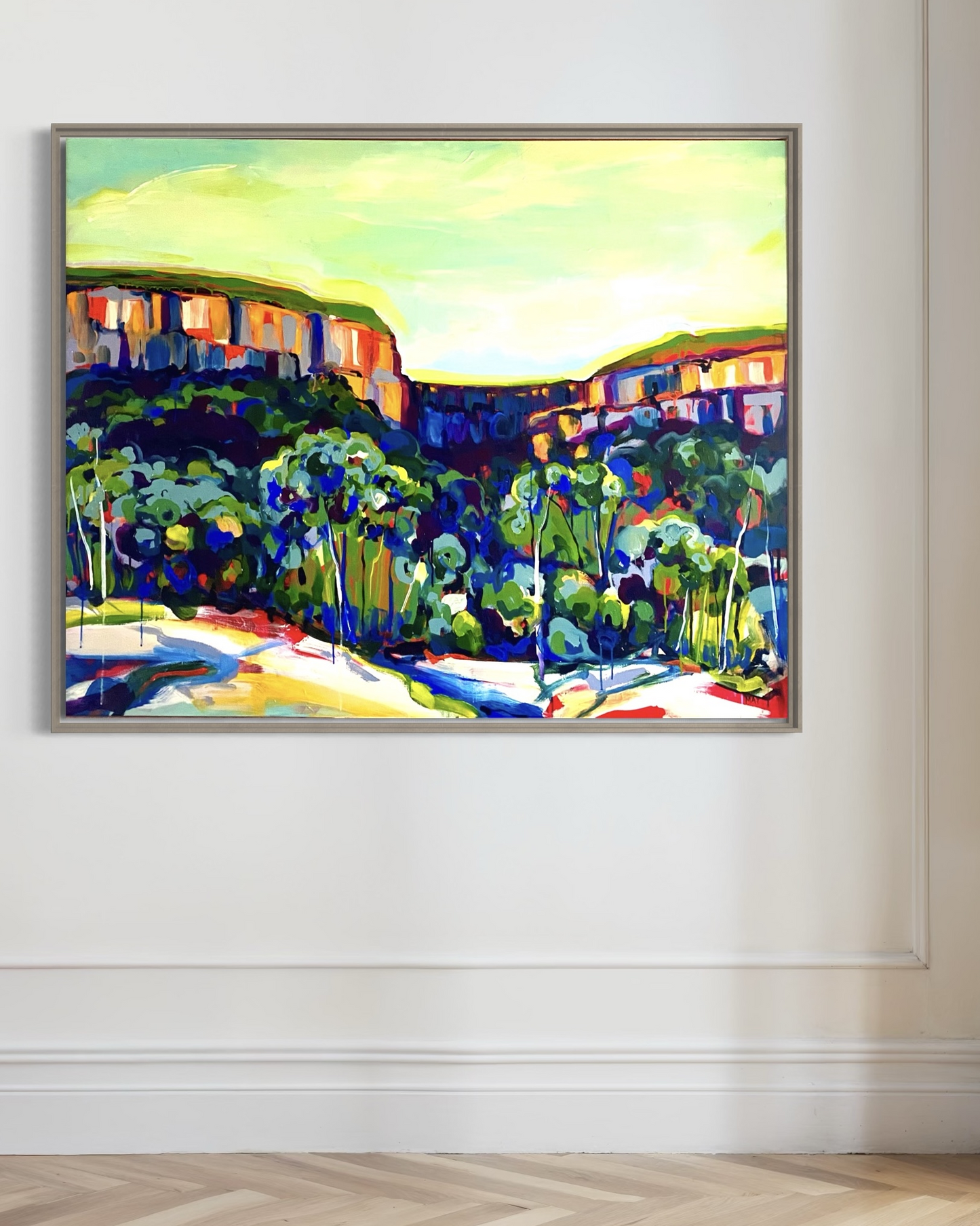 Blocks of Colour and Time (Number 2) | Australian Landscape Painting