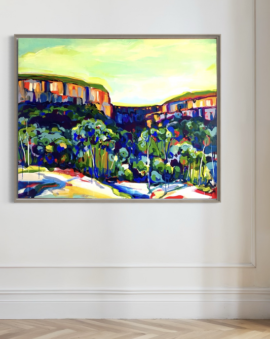Blocks of Colour and Time (Number 2) | Australian Landscape Painting