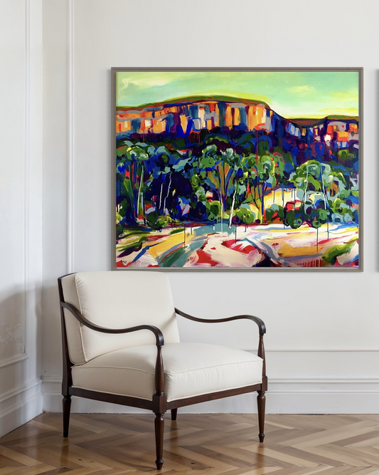 Blocks of Colour and Time (Number 1) | Australian Landscape Painting
