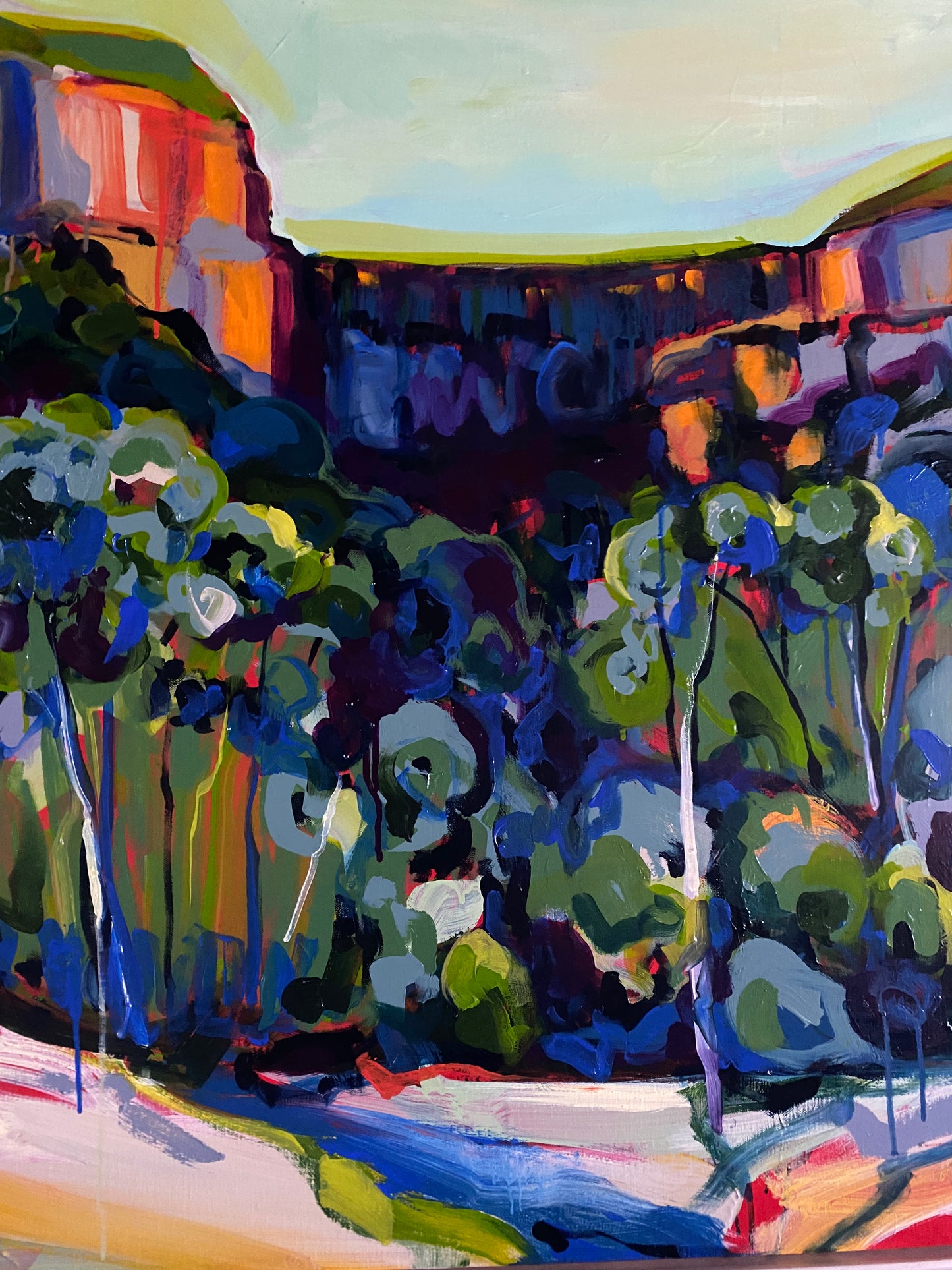 Blocks of Colour and Time (Number 2) | Australian Landscape Painting