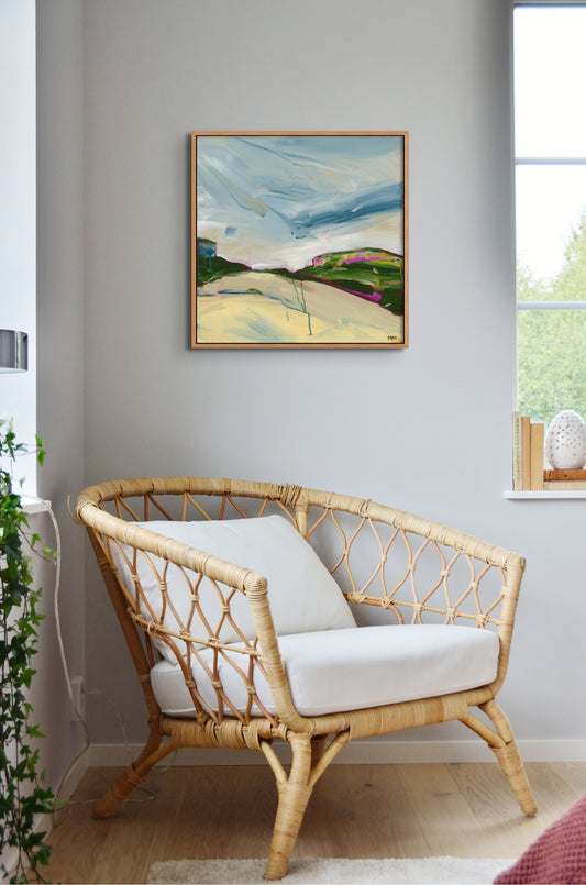 Framed Canvas Print | Winter Sky 1