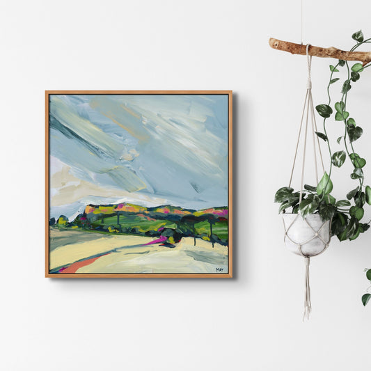Framed Canvas Print | Winter Sky 2