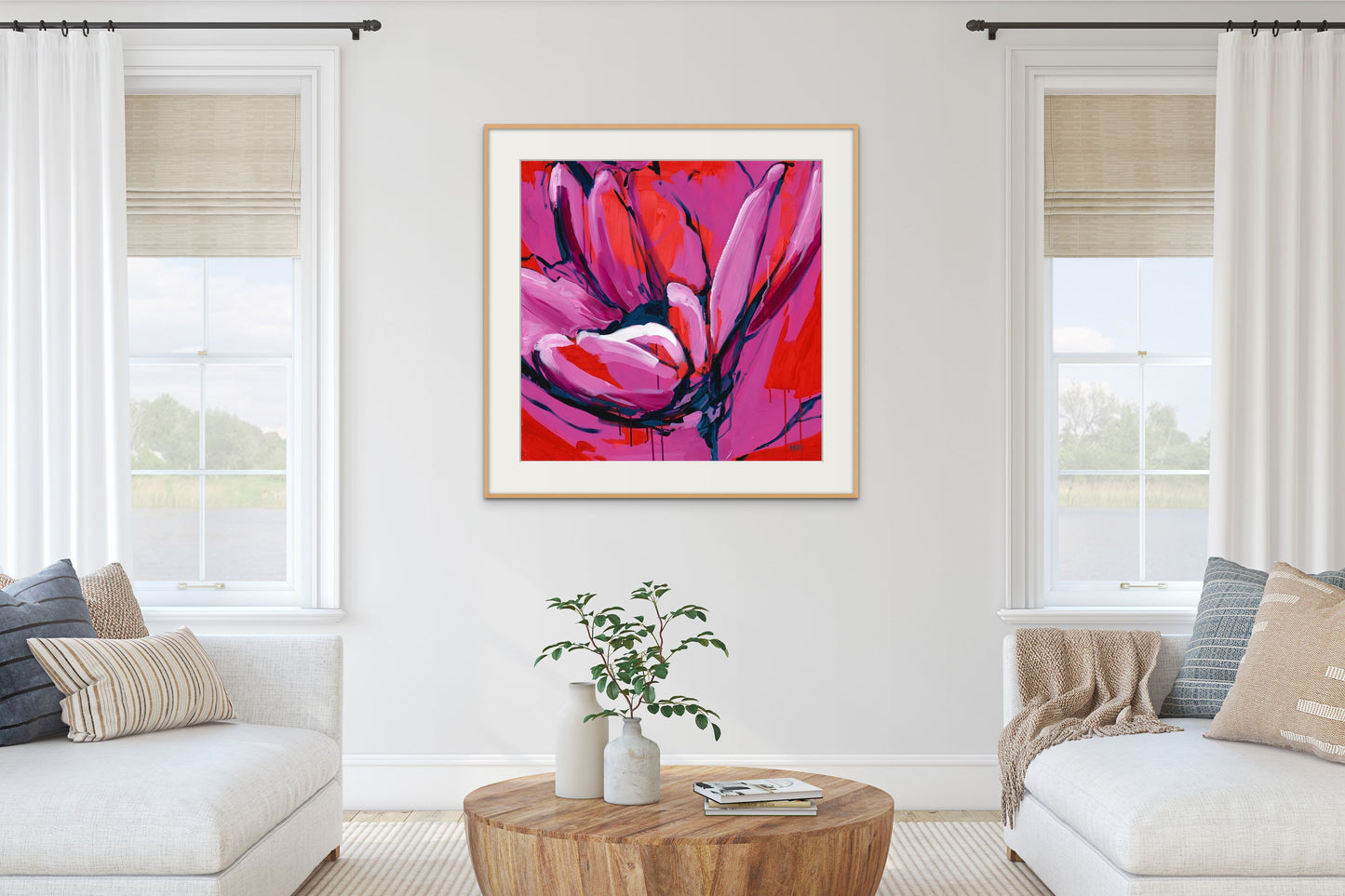 Wildflower Fine Art Reproduction of Floral Painting by Helen May Artist