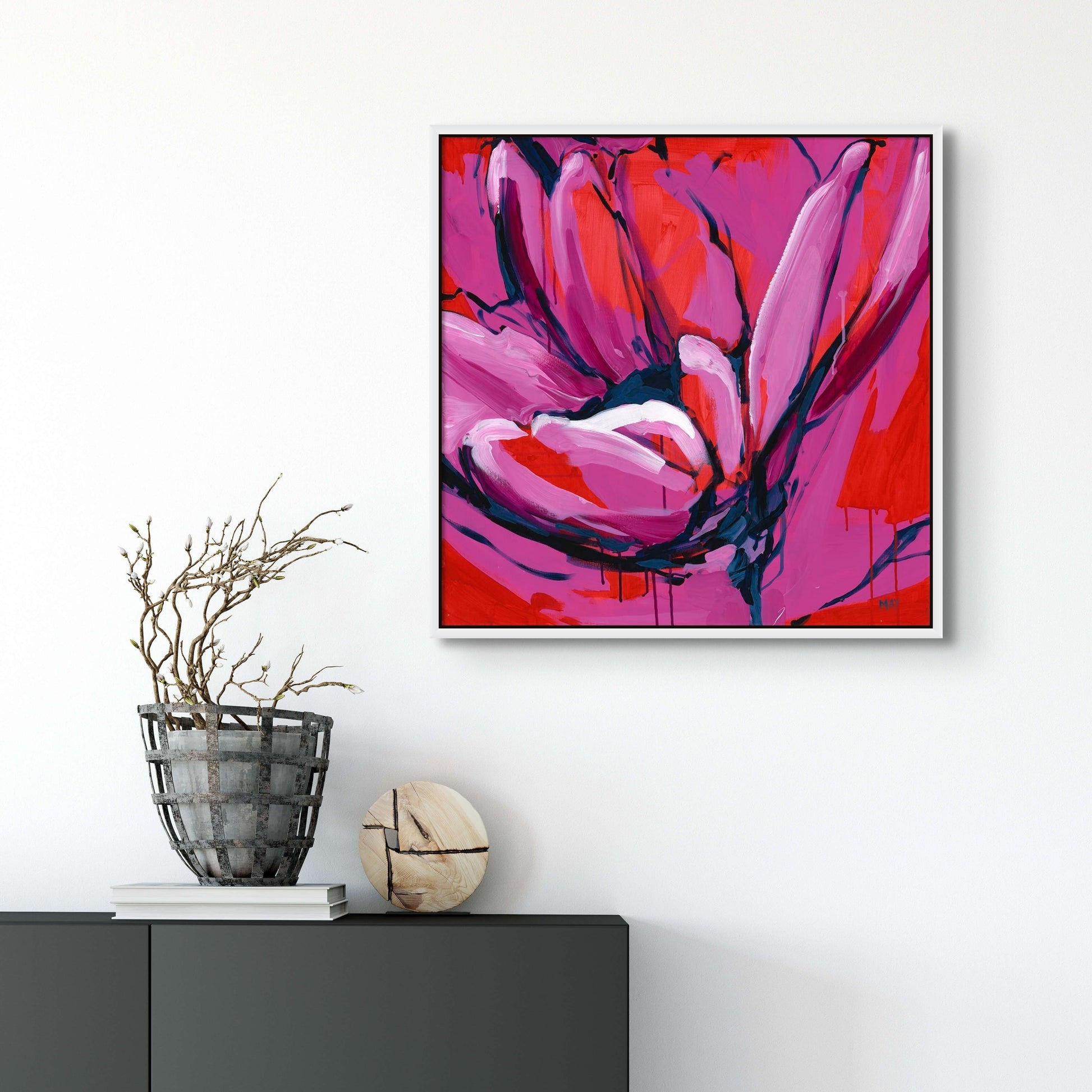 Wildflower Fine Art Reproduction of Floral Painting by Helen May Artist