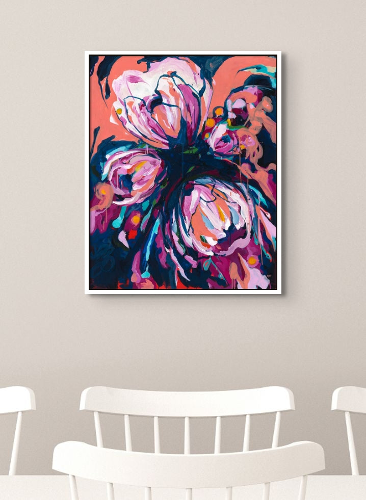 Tussie Mussie Fine Art Reproduction of Floral Painting by Helen May Artist