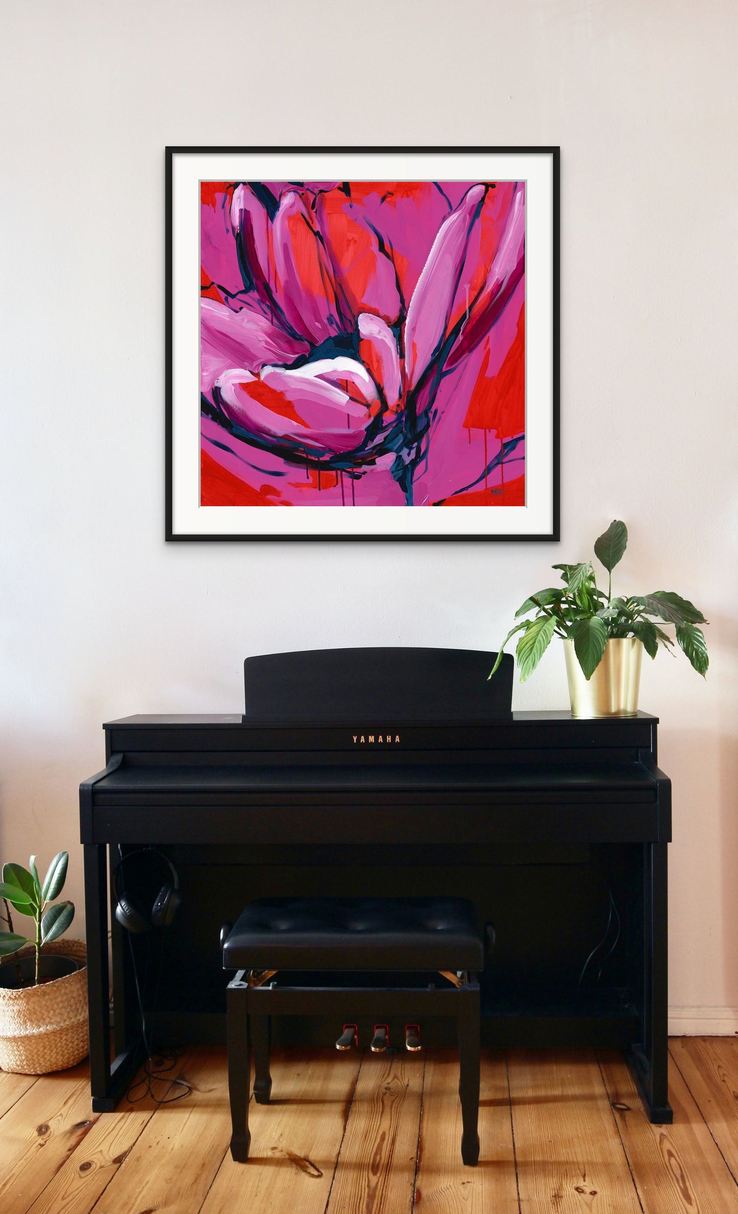 Wildflower Fine Art Reproduction of Floral Painting by Helen May Artist