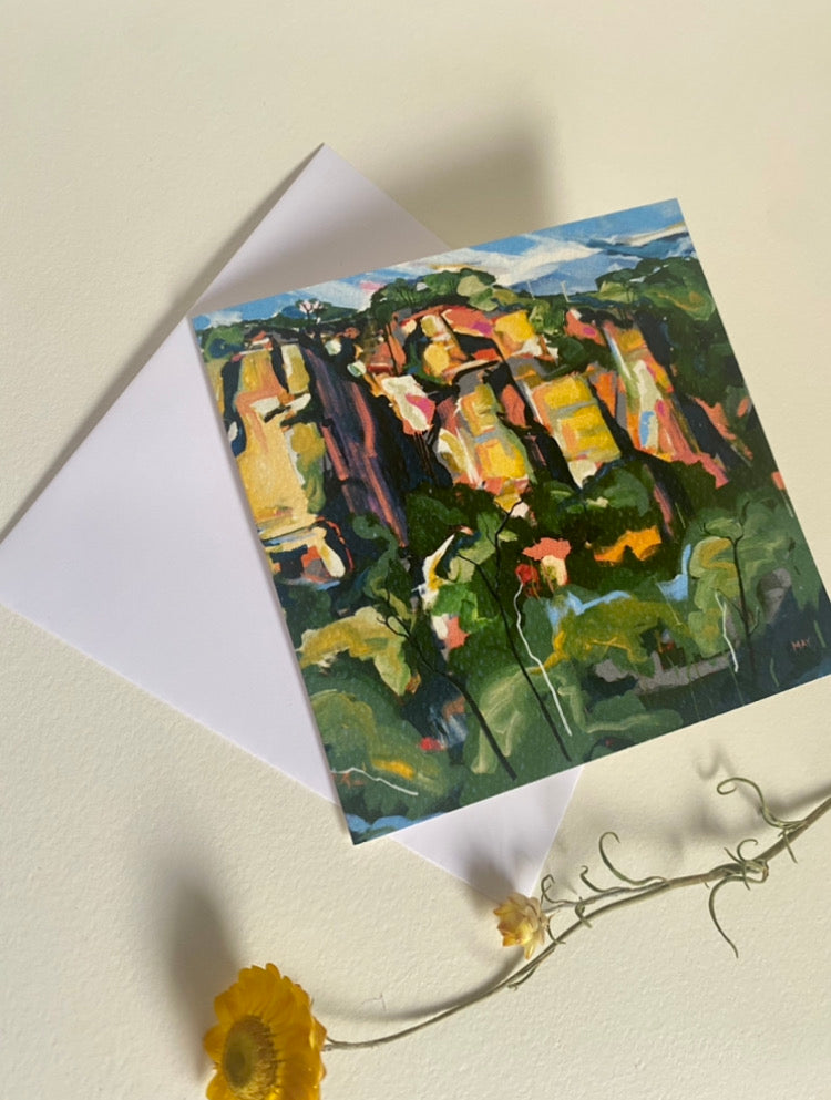 Fine Art Card | Set of 4 | Cania Cliffs Series No. 1