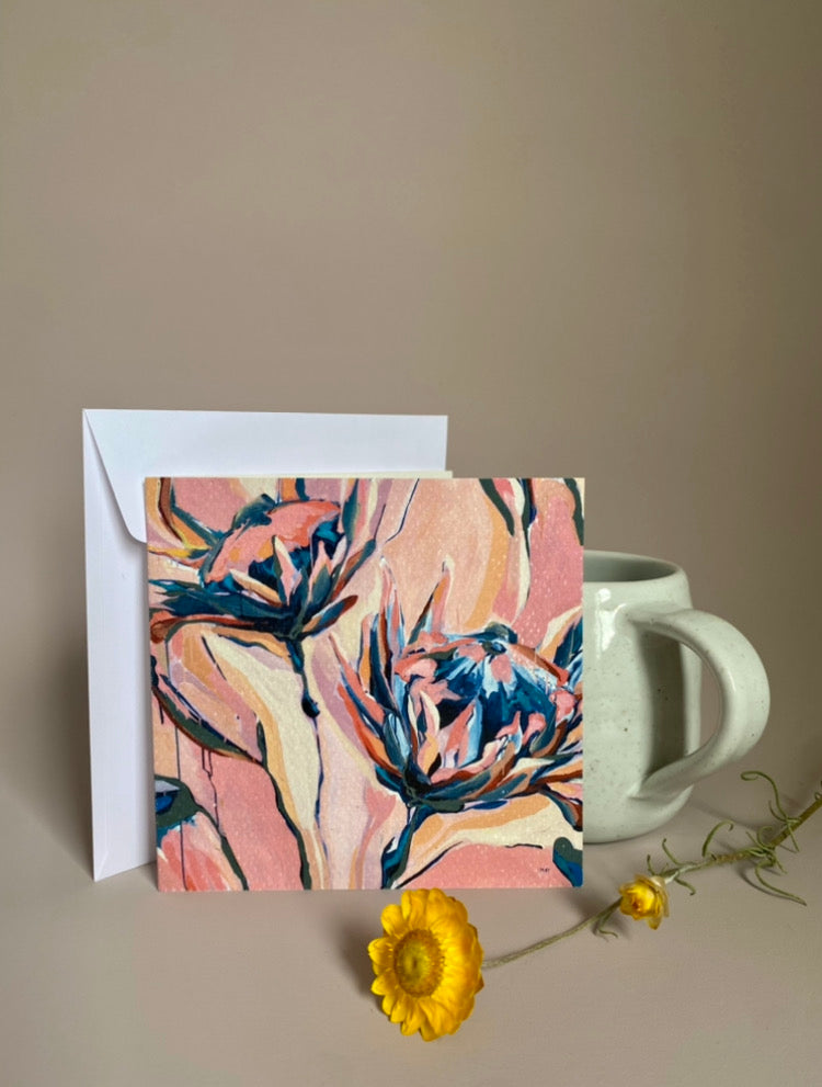 Fine Art Card | Set of 4 | The Floral Collection No. 2